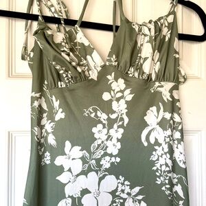 Floral tie up dress